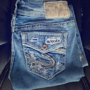 Silver jeans